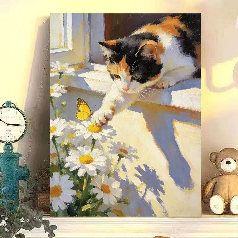 diy油画猫-diy油画猫促销价格、diy油画猫品牌- 淘宝