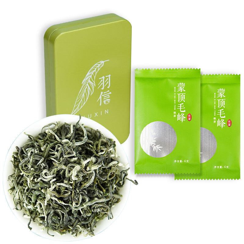 Yuxin 400/jin Tasting Mengding Maofeng 2023 Spring Tea before the Ming Dynasty, Sichuan Ya'an Mengding Mountain Cloud Mist Green Tea