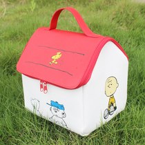 Snoopy cosmetic bag portable waterproof large capacity portable cartoon cute anime cosmetics storage bag wash bag