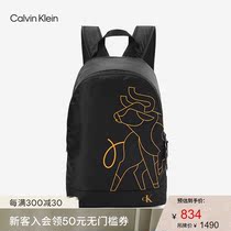 (Year of the Ox Series) CK Jeans 2021 spring summer mens printed large capacity backpack HH2557M6500