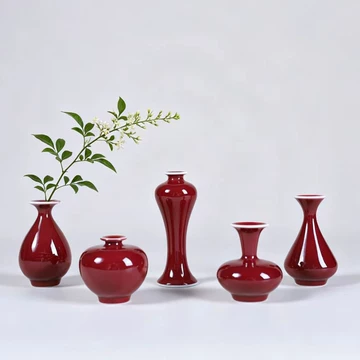 郎窑红釉陶瓷花瓶-郎窑红釉陶瓷花瓶促销价格、郎窑红釉陶瓷花瓶品牌- 淘宝