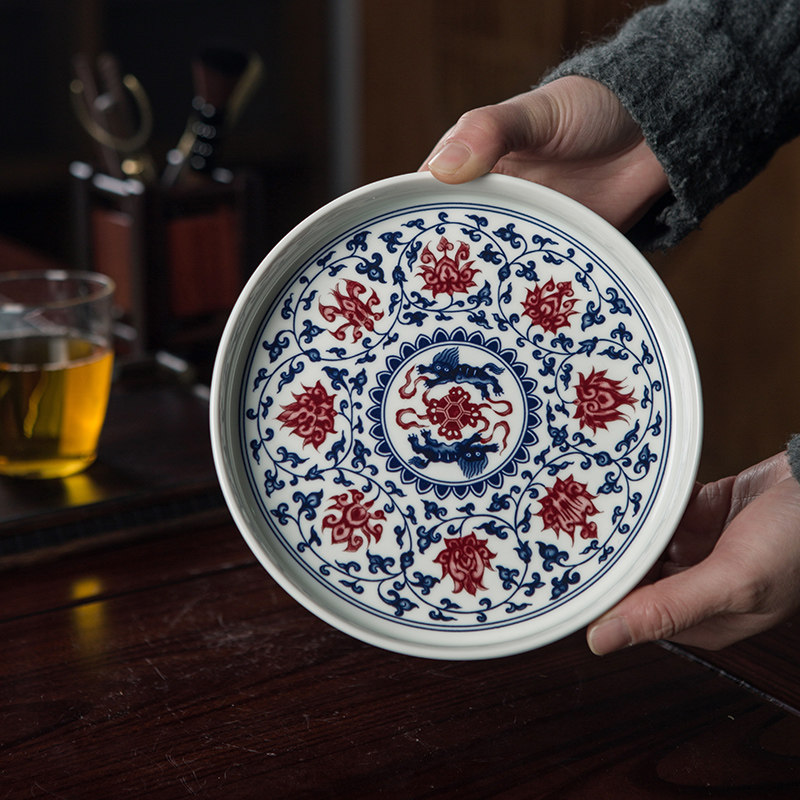 青花釉里红壶承-青花釉里红壶承促销价格、青花釉里红壶承品牌- 淘宝