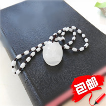 Jade Pendant Afghan White Jade Virgin Mother Jade Necklace Jade Neck Pendant White