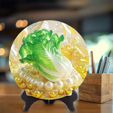 天然石高品質高透明‼️水晶　手彫り　白菜の形に彫刻した物　白水晶 水晶白菜-水晶白菜促销价格、水晶白菜品牌- 淘宝