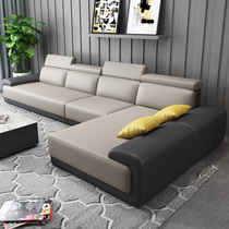 Simple modern disposable nanotechnology cloth sofa living room Nordic large and small apartment removable latex fabric sofa