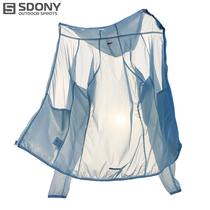 Sunscreen jacket men summer ultra thin breathable running sports thin skin trench coat outdoor fishing sunscreen jacket womens coat