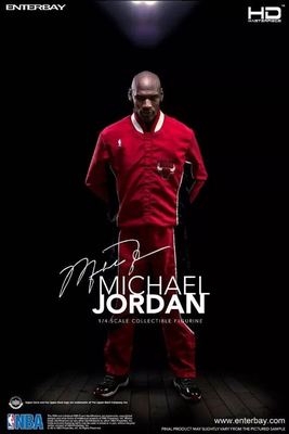 taobao agent [Spot] Enterbay Eb 1/4 HD Bulls Michael Jordan Model Red 23 out of print