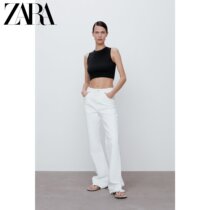 ZARA new womens clothing black thin fur coat with undershirt shorts 3519230800 short blouses 3519230800