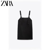 ZARA Autumns new TRF womens black sleeveless short dress 4432806 800