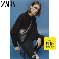 ZARA discount season] Mens long-sleeved POLO collar loose silhouette sweater 04087337800