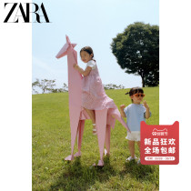 ZARA new baby girl child small check texture dress 03335213630