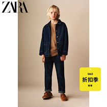 ZARA Discount Season] Childrens Washed Denim Jacket 07227701400