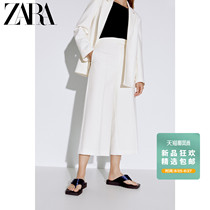  ZARA early autumn new womens high waist wide leg pants 08334888251