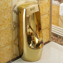 Vertical intelligent induction European Gold urinal Mens wall-mounted floor urinal Ceramic urinal urinal