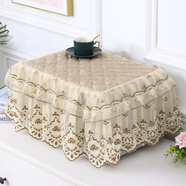 New beautiful microwave oven cover European universal microwave oven cover cloth dust cover cloth lace Curry