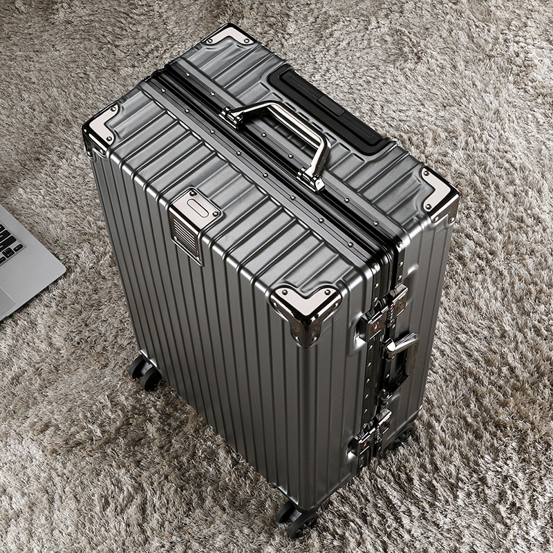 新しいスーツケーストロリーケース女性ユニバーサルホイール学生サイレント 24 インチ旅行パスワードボックス 20 搭乗男性革スーツケース