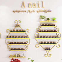 Nail armor rack hanging wall wall Net red nail art rack nail shop floor rack desktop wall shop nail polish