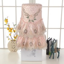 European Water Water Cover Dust Cover Fabric Lace Water Water Cover Two Pieces of Drinking Water Bucket Household Water Bucket