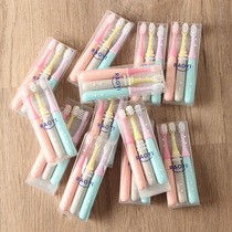3 packs are very cost-effective 10000 fine soft hair baby cartoon cute childrens toothbrushes