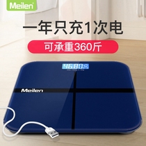  Weight scale household accurate charging electronic scale human body small girls dormitory weighing durable high-precision weight loss