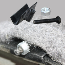 Pickup truck rear awl glass fiber reinforced plastic high cover sports rear box cover tail cover non-perforated type buckle fixing clip