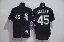 White Sox baseball uniform 45 black Gray short sleeve embroidered White Sox Jersey