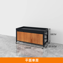Convenience store fresh fruit and vegetable shelves Supermarket steel wooden vegetable and fruit display shelves Nakajima stacking cabinet