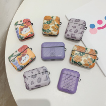 Pins cartoon airpods Pro protective sleeves 3 Apple silicone 1 2 generations of wireless cute headphone cover ultra-thin soft shell
