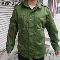 True 87 winter training jacket military green polyester jacket multi-pocket wear-resistant work clothes loose gown