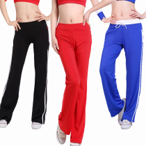 Haozhou plus velvet square dance fitness clothing women dance aerobics under the slightly straight tube a variety of slim pants exercise pants