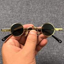 Punk round sunglasses Prince glasses retro sun glasses for men and women super small frame traitors hip hop concave shape