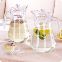 Duckbilled Kettle Heatproof Nordic Striped Glass Kettle Bubble Teapot Cool Kettle juice Beverage jug Zer Beer Kettle