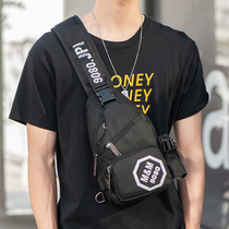 Chest Bag Men Tide Card Chest Front Slanted Satchel Women Casual Mens Bag 2022 New Single Shoulder Bag Sports Small Back Package Bag