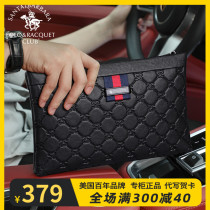 St Grand Paolo Fashion New Handbags Men Genuine Leather Mens Hands With Bag Luxury Brands Bull Leather Envelope Hand Grip Bag Tide