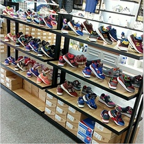 Shopping mall shoe rack shelves Shoe store shoe rack display rack Nakajima shoe cabinet bag rack Childrens shoes Shoe display rack shelves