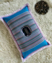 Old Coarse Cloth Buckwheat Hull Pillow Single-Hole Pillow Without Pressure Ear Rectangle-Health Care Pillow