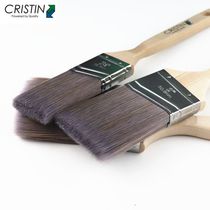 Kristen water paint brush Bevel thickening brush Water-based paint Latex paint brush Paint Trimming line brush