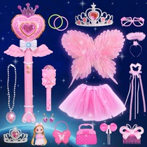 Childrens toys Magic fairy stick Little girl Princess Bara Bara Little Magic Fairy toy Magic Wand music glow flash