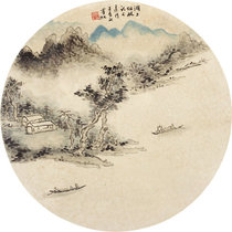 Art microspray Huangbinhong Lake Yokosat 50x50 cm