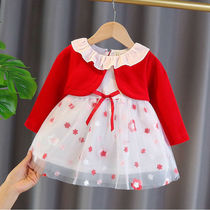 Girl dress female baby Foreign skirt 2 baby Autumn Dress 1 year old birthday dress child princess dress autumn