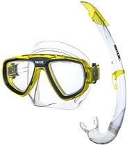 Overseas Seac Extreme adult diving swimming snorkeling pure silicone mask mirror tube set S KL
