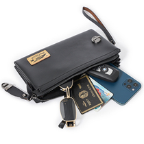 Hong Kong 21 new retro casual long wallet clutch Zipper fashion mobile phone bag clutch bag wallet