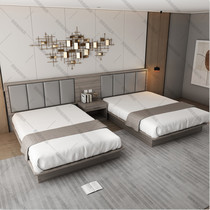 Custom Guesthouses Punctutel Hotel Room Bed Apartment Single Room Large Bed Chain Hotel Large Bed Room Combined Tv Desk