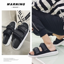 Classic joint chrome Anta goose sports cool slippers mens summer sandals thick bottom non-slip word drag outside wear soft bottom