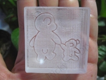 Big hand holding small hand soap Chapter 4 5cm * 4 5cm acrylic soap chapter