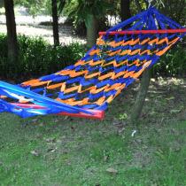 Hammock Outdoor Adult Swing chair Nylon rope mesh hammock Student dormitory balcony Beach Indoor hammock