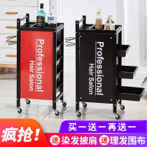 Retro hair salon trolley Barrow car barber shop hot dyeing tool car beauty trolley
