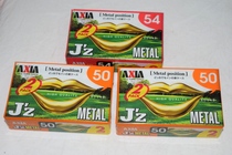 Fuji AXIA Jz Metal four types of tape blank tape