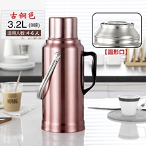 * 304 stainless steel household thermal kettle European hot water bottle double-layer thermal kettle