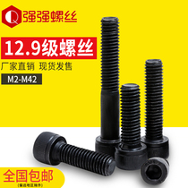 12 Grade 9 hexagon screw M16 lengthened mm cup head cylindrical head Inner 6 corners 25 30 200 300 400